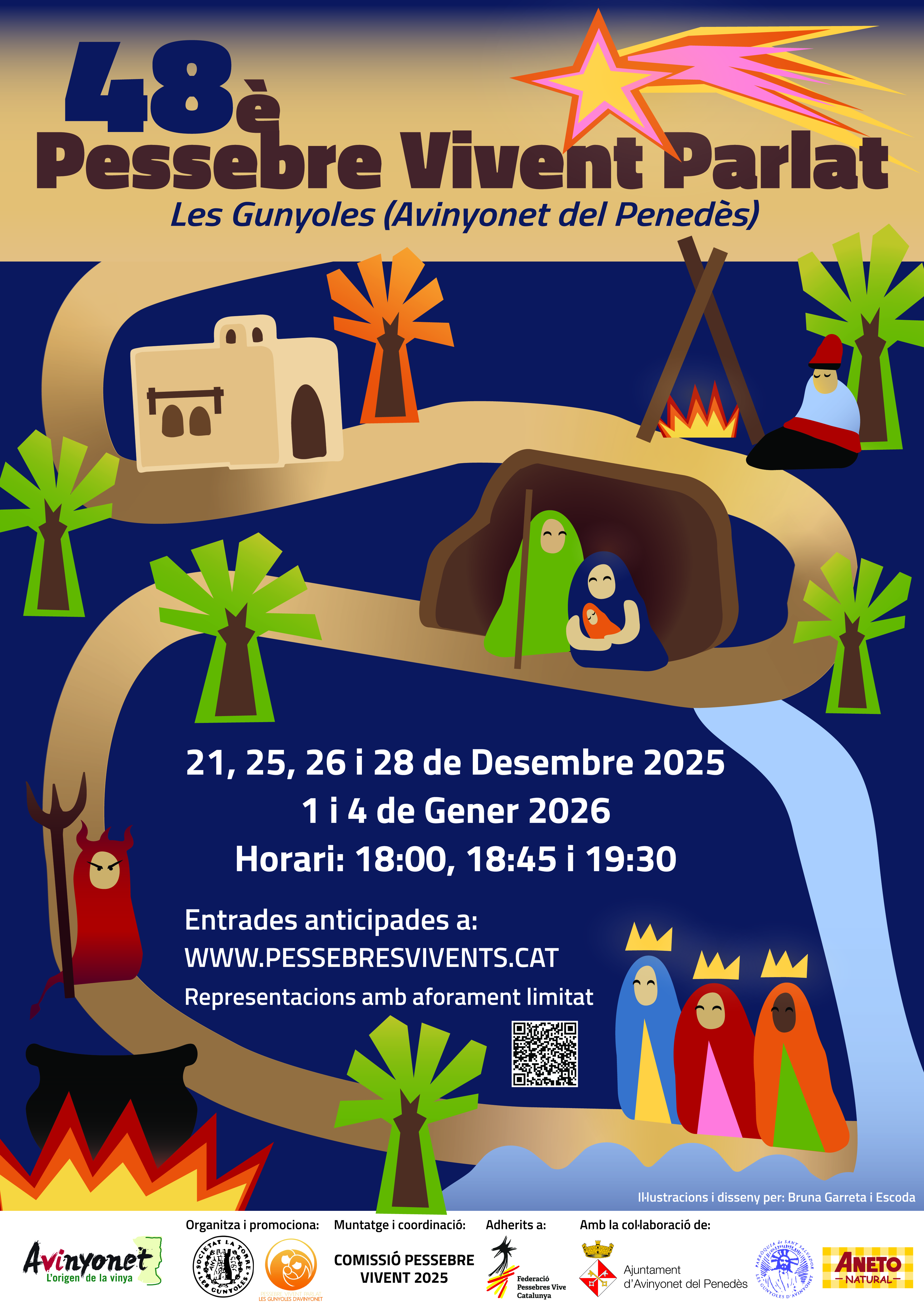 48&egrave; Pessebre vivent parlat de Les Gunyoles