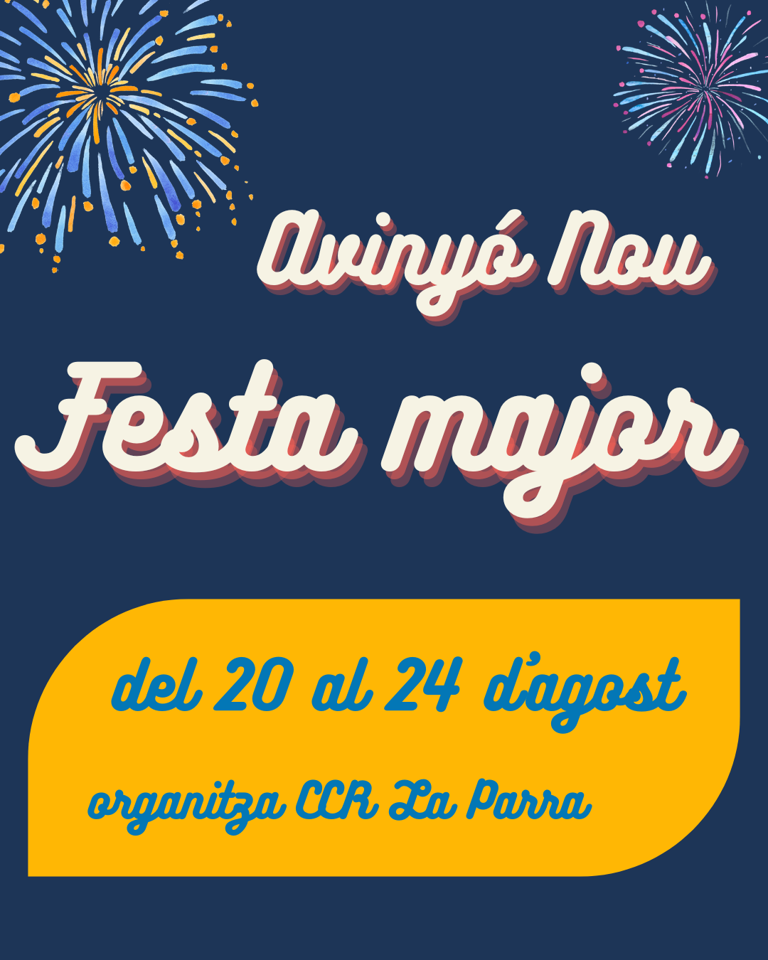 Festa Major d'Aviny&oacute; Nou