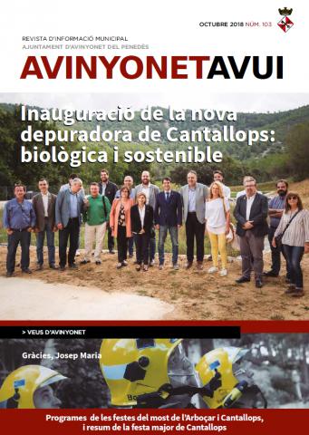 Edició número 103 del butlletí municipal Avinyonet Avui