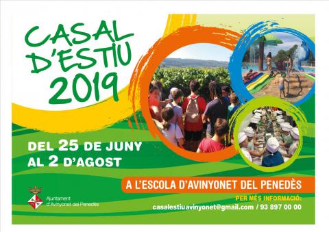 Tot a punt per una nova edició del Casal d'Estiu 2019