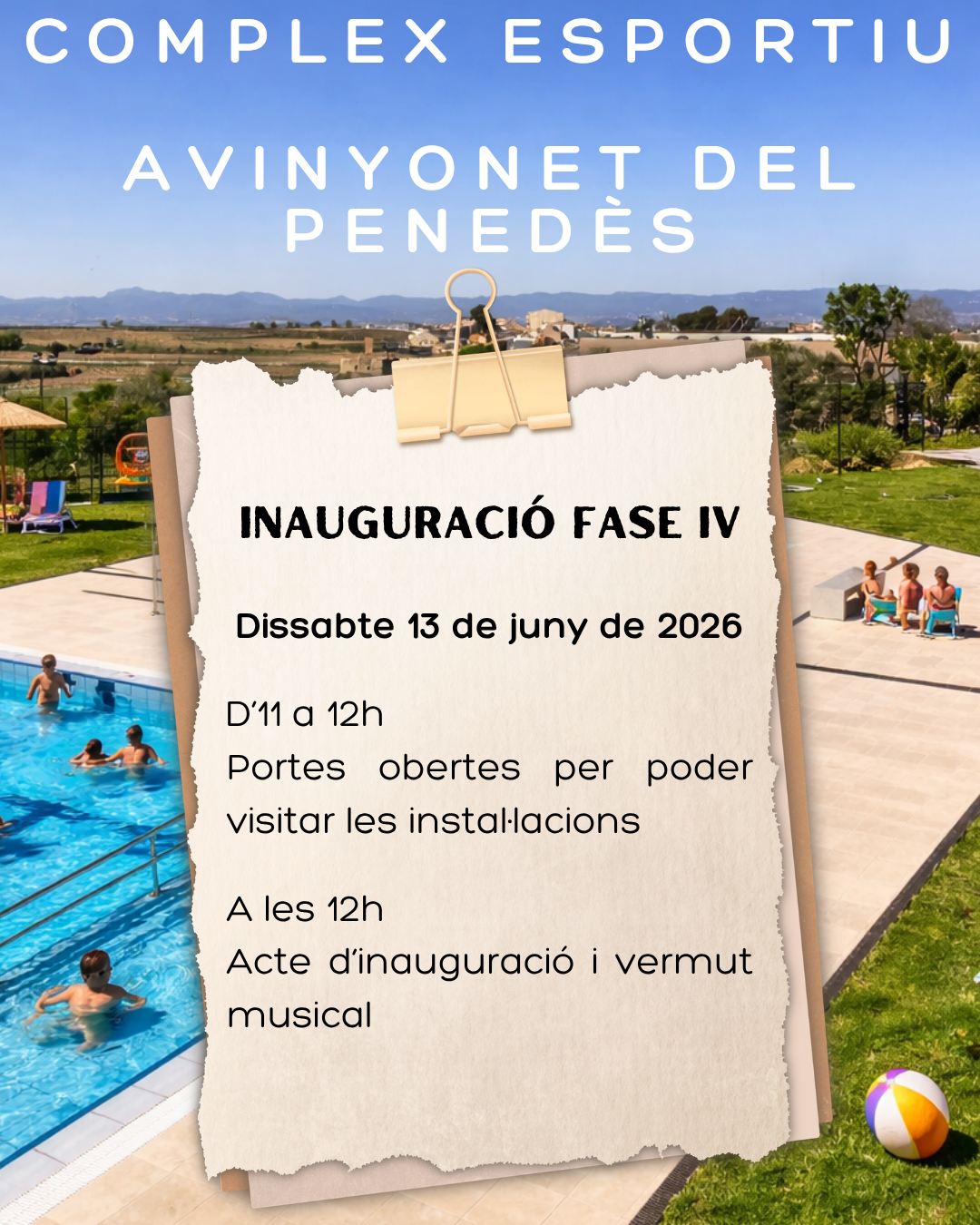 Inauguraci&oacute; Fase IV del Complex esportiu La Grava