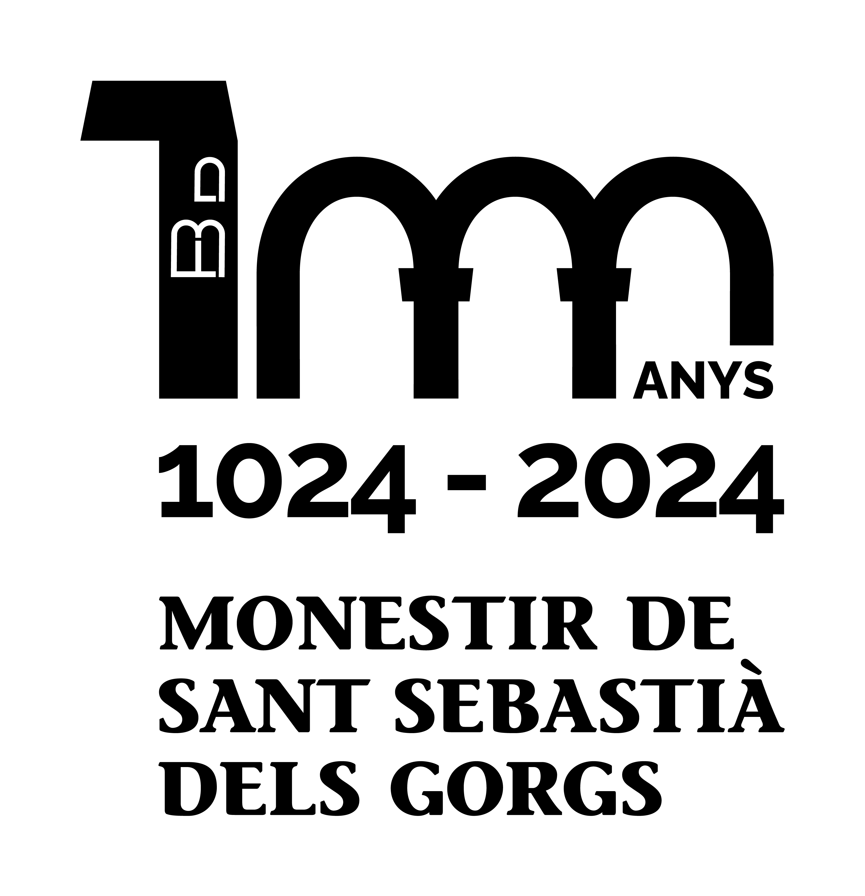 Presentació dels actes i el logo del mil·lenari del Monestir